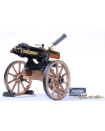 Tippman Ordnance 9 MM "Golden" Gatling Gun w/ Oak Carriage