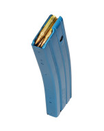 Duramag 223/5.56 NATO 30rd Magazine, Fits AR Rifles - Blue