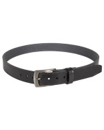 Magpul Tejas Gun Belt El Empresario Leather/Polymer Brushed Nickel Buckle Black
