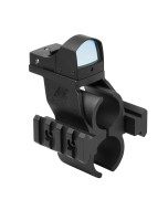 Moss 500/590 Shotgun Barrel And Magazine Tube Micro-Dot And Rail Mount With Green Micro-Dot Optic