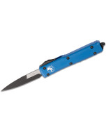 Microtech Ultratech OTF Bayonet Blue Handle Blade - 3.46"