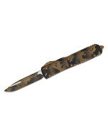 Microtech Signature Series Ultratech Tactical Auto OTF 3.46" Coyote Camo Drop Point Blade
