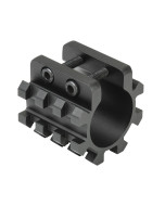 12G Shotgun Tri-Rail Weaver Mount For 1" Mag Tube