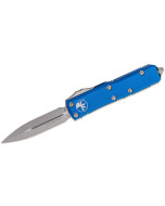 Microtech UTX-85 OTF 3" Apocalyptic Double Edge Blade - Blue
