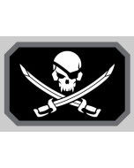 PIRATESKULL FLAG DECAL