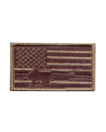 US Flag with Rifle Patch