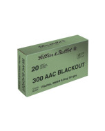 Sellier & Bellot, 300 Blackout, 124 Grain, FMJ, 20 Round Box