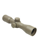 Tactical Series 4X30 Compact Scope/Blue Lens - Tan