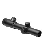 Shooter I Series 1.1-4X24 Full Size Scope/Blue & Red Ill./Mil-Dot/Green Lens