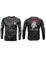 Tackle Shit Spartan Fish Head Adult Mossy Oak Elements XT Long Sleeve Shirt-Blacktip