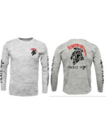Tackle Shit Spartan Fish Head Adult Mossy Oak Elements XT Long Sleeve Shirt-Bonefish