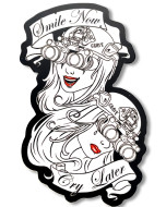 To The Grave "Smile Now, Cry Later" Sticker