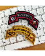 Spank Banker Tab 3D PVC Morale Patch