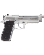 Taurus 92 9mm Luger 17+1 5" Stainless Steel Barrel/Slide, Aluminum Frame w/Picatinny Accessory Rail, Black Polymer Grip Fixed Sights