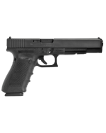 Glock G40 Gen4 MOS 10mm Auto 6.02" Barrel 10+1, Black Frame & MOS Long Steel Slide, Finger Grooved Rough Texture Grip, Modular Backstrap, Reversible Mag. Catch, Safe Action Trigger, Optics Ready (US Made)