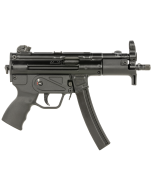 Century Arms AP5 P CORE 9mm Luger 30+1 5.75" Threaded Barrel, Black, Stamped Metal Rec, Fixed Front/Drum Rear Sights, Includes Sling (1 Mag)