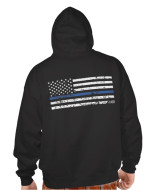Tactical Shit Thin Blue Line Hoodie