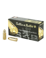 Sellier & Bellot 9mm Luger Ammo 124 Grain Full Metal Jacket 1000rd Case