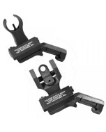 Troy Industries Offset Flip-Up Battle Sight Set HK-Style Front, Round Rear AR-15 Aluminum
