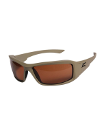 Edge Eyewear Hamel Sand Thin Temple – Matte Sand Frame / Polarized Copper Lens