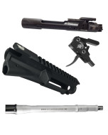 Tactical Shit AR Builders Bundle - Stripped Upper, Kirgin 10.3" .223 wylde Barrel, Bolt Carrier Group,and Bang Switch Drop-in Trigger