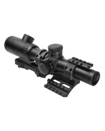 Evolution Series 1.1-4X24 Scope/ Dot Plex/ And VISM Vmsprb Mount Combo
