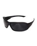 Edge Eyewear Hamel Thin Temple – Soft-Touch Matte Black Frame / G-15 Vapor Shield Lens