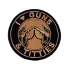 Category I Love Guns & Titties Patches image